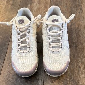 Nike Kids White and Light Gray Sneakers